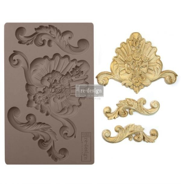 English Garden | Silicone Decor Moulds | 5"x8" | Redesign with Prima
