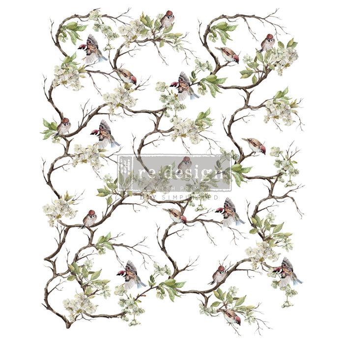 Blossom Flight | Full Size 25 x 34 | Furniture Transfer by Redesign with Prima