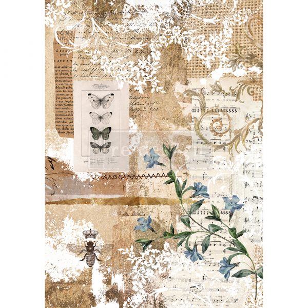 Botanical Sonata | Decoupage Rice Paper by Redesign with Prima | 11.5" x 16.25"