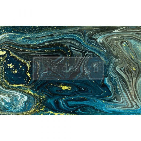 Nocturnal Marble Decoupage Paper