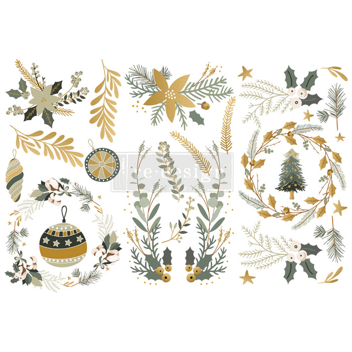 Holiday Spirit | Furniture & Decor Transfer Mini by Redesign with Prima | Christmas & Seasonal