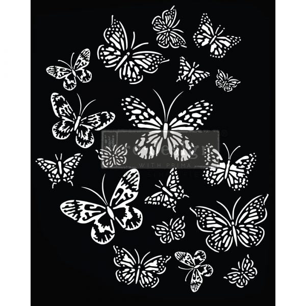 Butterfly Love Decor Stencil | Redesign with Prima | 20 X 16 inches