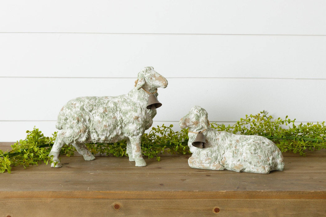 Sheep With Bell Collars | Choice laying or standing