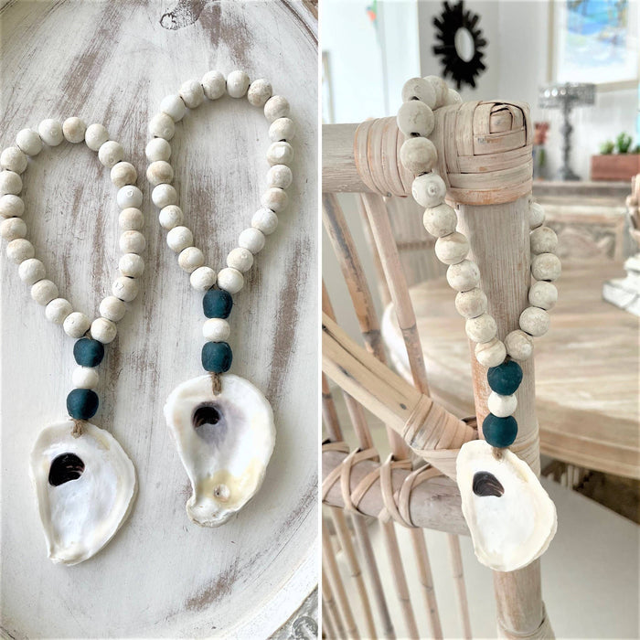 Tidepool Boho Beads | Oyster shell with beads