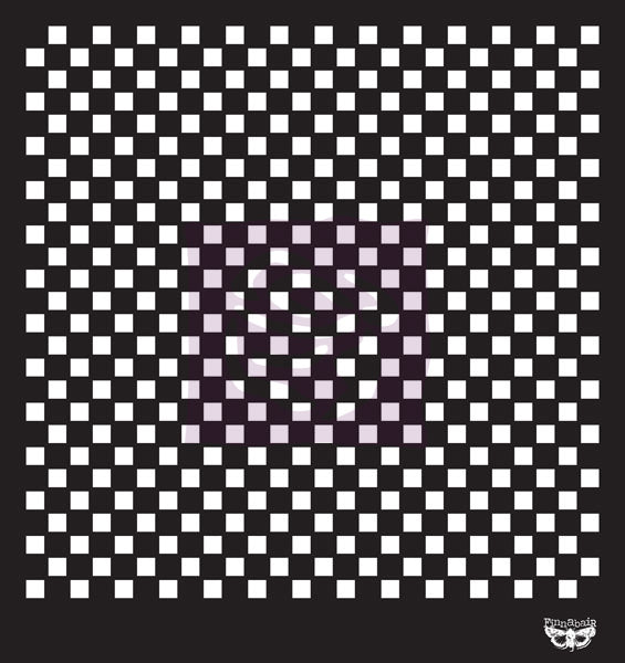 Checkered Stencil | 12 x 12 inches | small checkerboard design