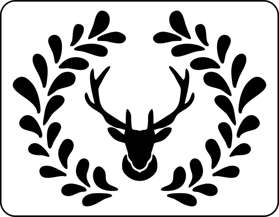 Buck Wreath | JRV Stencil