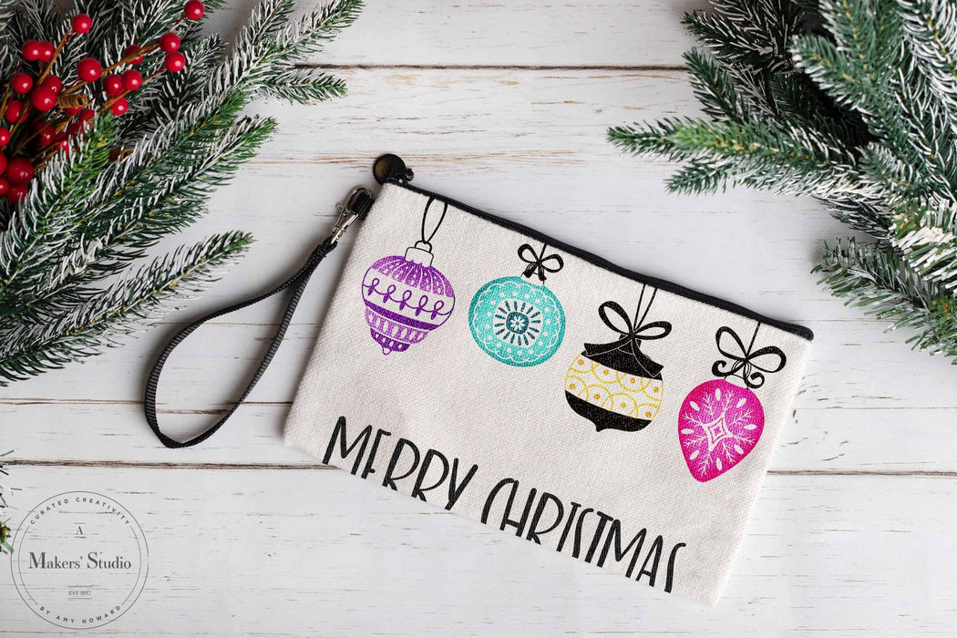 My Favorite Christmas Ornament | A Makers Studio | Mesh stencil for DIY Holiday Home Decor