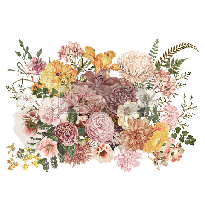 Kacha Woodland Floral | Full Size Decor Transfer | Redesign with Prima