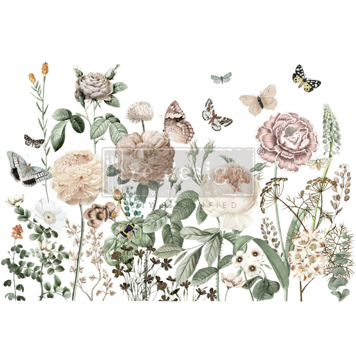 All The Flowers | Full Size 24 x 35 | Furniture Transfer by Redesign with Prima
