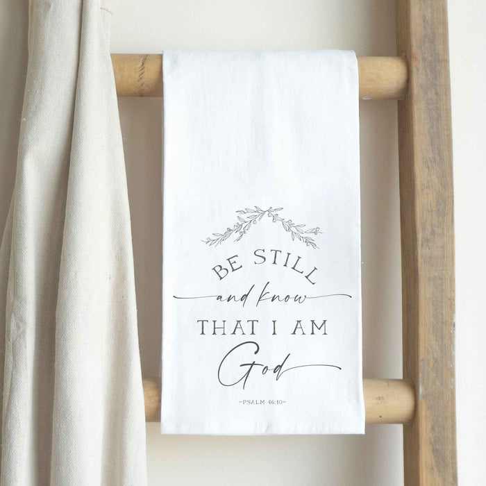 Clairmont & Co - Tea Towel-Be Still and Know