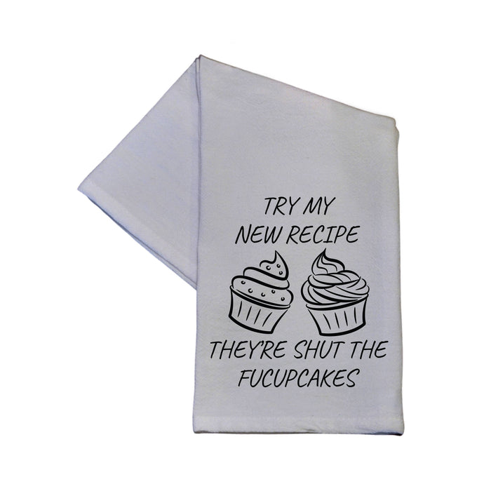 Shut The Fucupcakes 16x24 Tea Towel