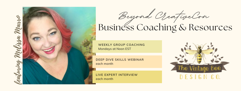 Beyond CreativeCon: Business Coaching & Resources Program
