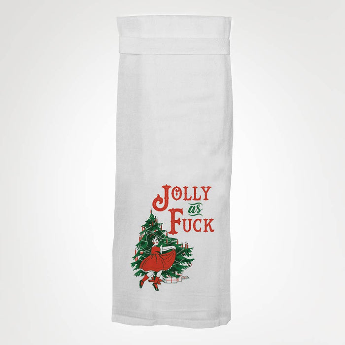 Twisted Wares - Jolly As Fuck KITCHEN TOWEL
