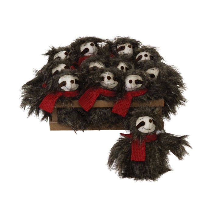 Plush Sloth Ornament | Christmas and Holiday Decor