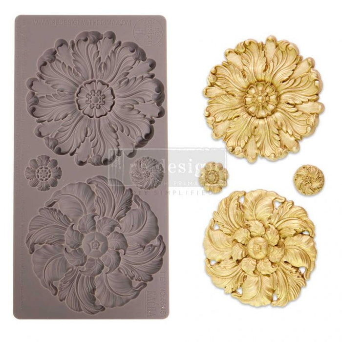 DÉCOR MOULD KACHA – ENGRAVED MEDALLIONS – 5″X10″ | Redesign with Prima
