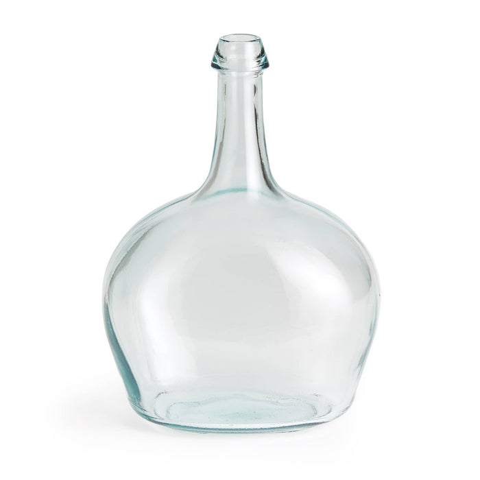 Sardinia Bottle Clear | Decorative Spanish Glass Home Decor