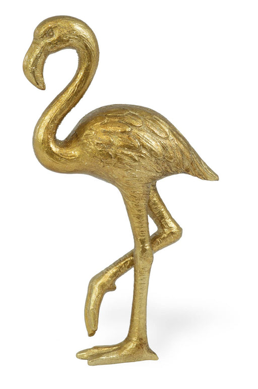 gold flamingo christmas ornament