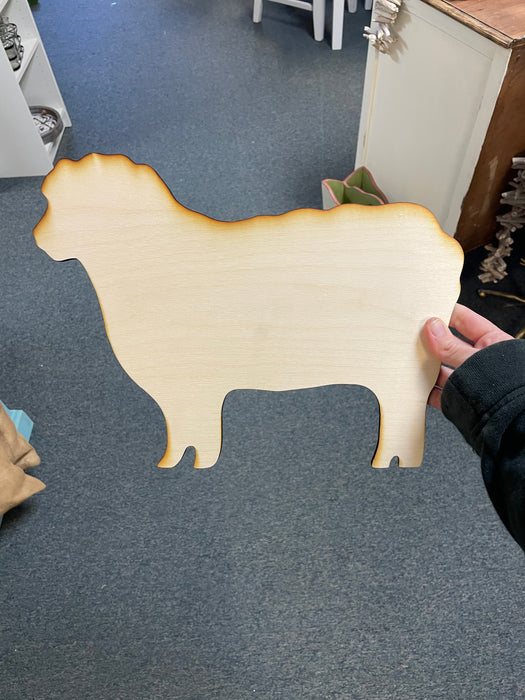 Lamb Wood Cut Out