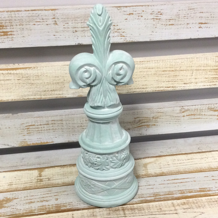 White Washed Finial