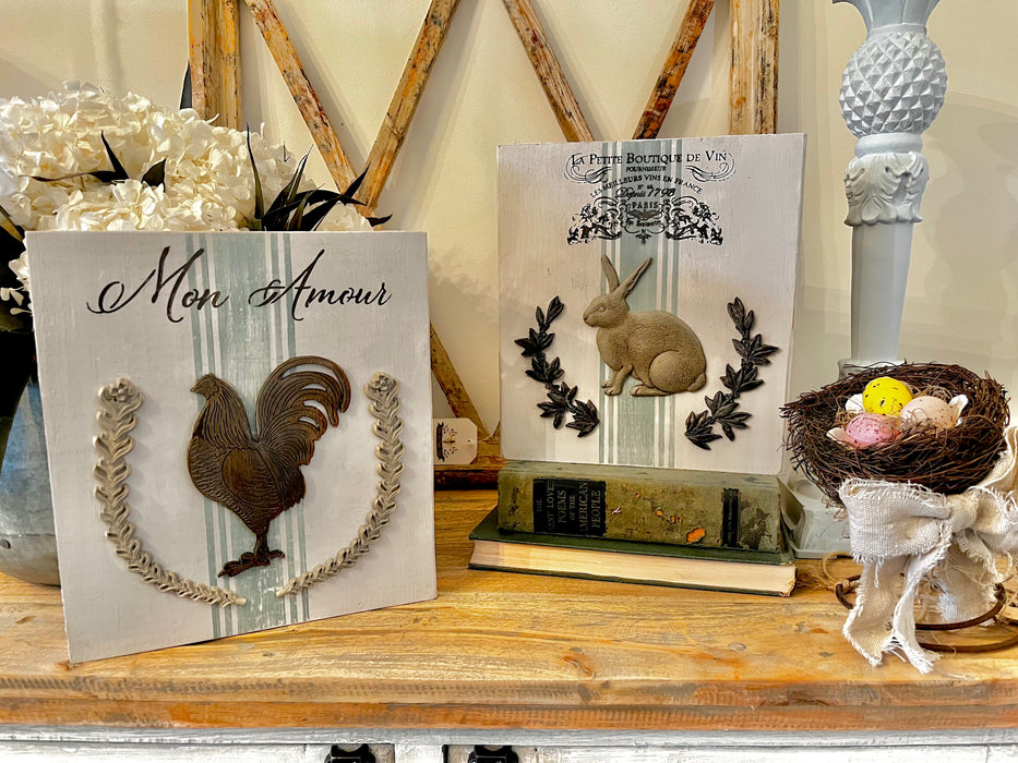 3D French Farmhouse signs