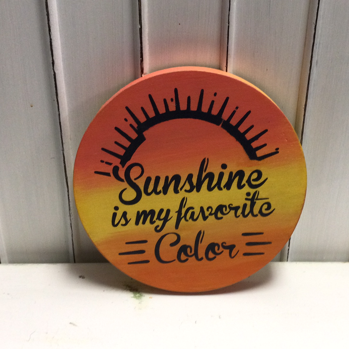 Sunshine Is My Favorite Color Wall Art