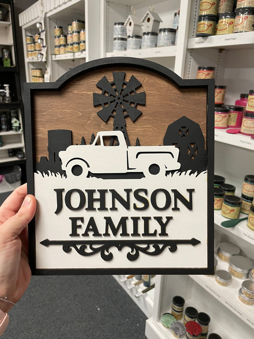Personalized Farmhouse Sign