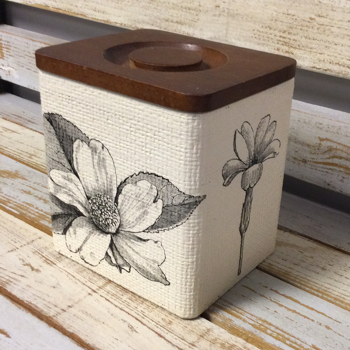 Wood Canister with Lid