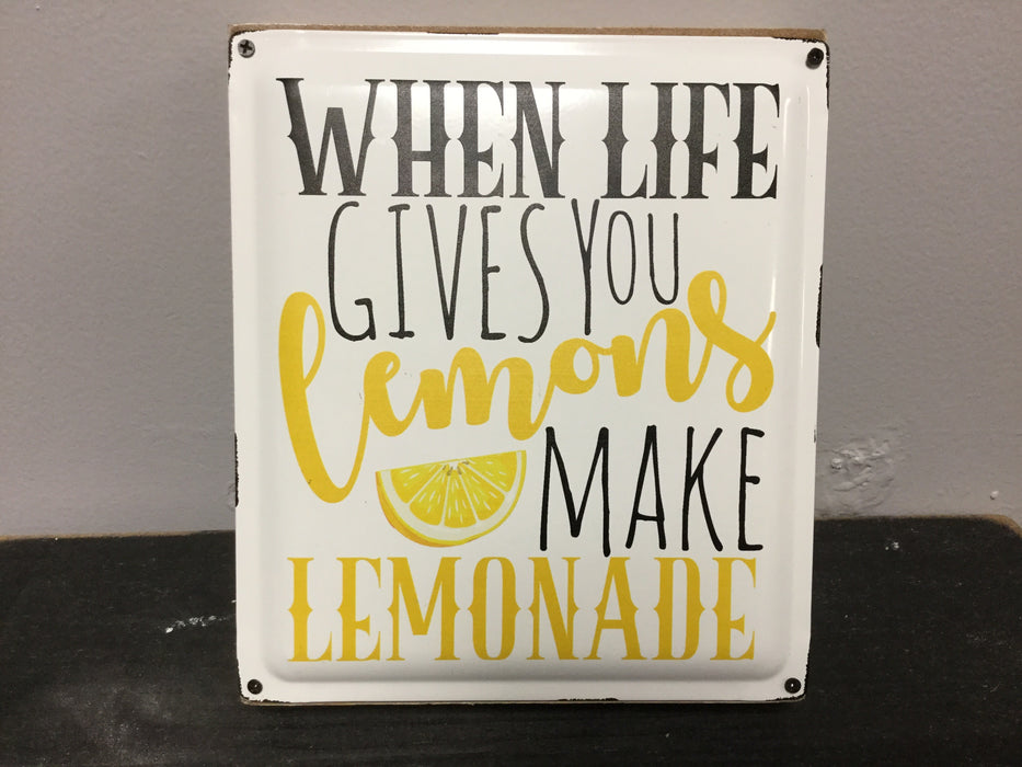 When life gives you lemons wall art