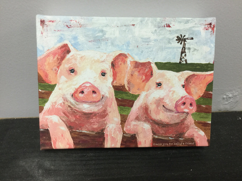 Pig wall art