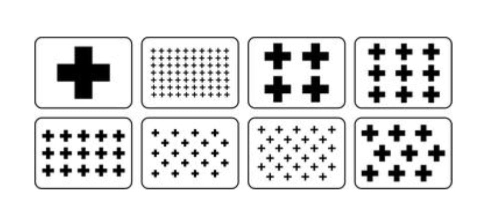 Cross Symbol Patterns Stencil