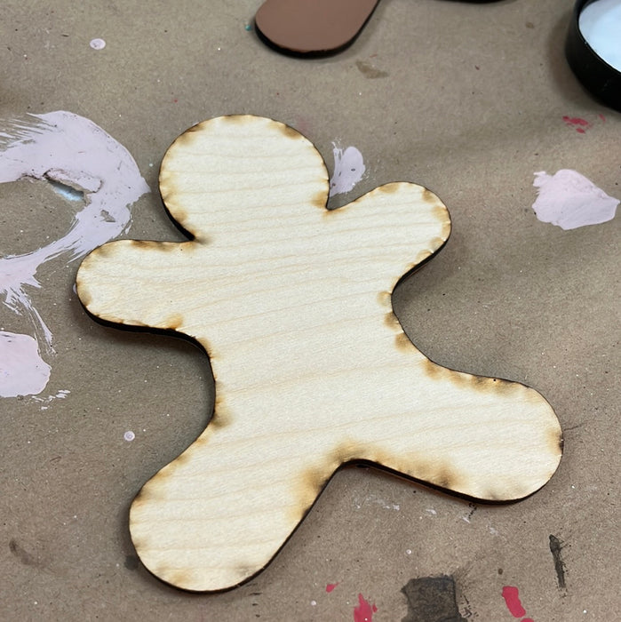 Gingerbread Wood Cut Out UNPAINTED