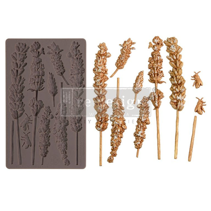 Lavender Harvest Decor Mould by Redesign with Prima 5 x 8 inches