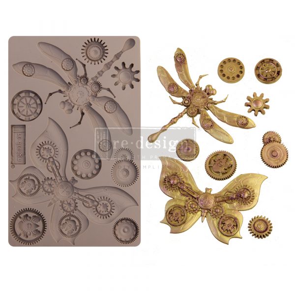 Mechanical Insecta Decor Mould 5"x8"